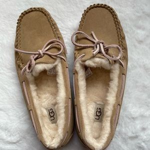 Brand New! UGG Moccasins - Light Brown and Rose - US Women’s 8